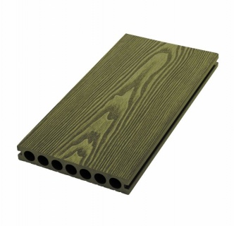 Deck WPC o latura 3D lemn  una riflata  culoare antracit  23x150x3000/4000 mm  RW_WPC_A