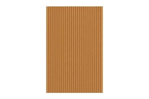 Placa deck 3D WPC bej, gol rotund si rezistenta sporita, 3D, 23x150x3800mm, cod: 60-403/3.8 4