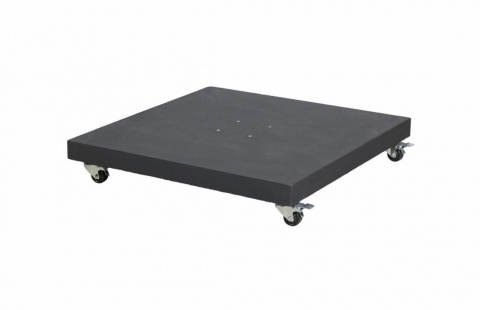 Umbrela de soare 3x3m,cu LED culoare kaki pentru terasa si gradina, aluminiu, pliabila, include suport granit 3