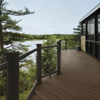 Podele terasă WPC Timbertech, Terrain Dark Oak, 24x136x4880mm, 55704/0148 2
