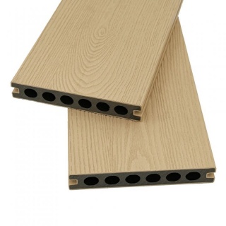 Decking WPC 3D, coextrudat, Culoare Sahara, 22x140x2850 mm, EXTDEC-SAH010 1