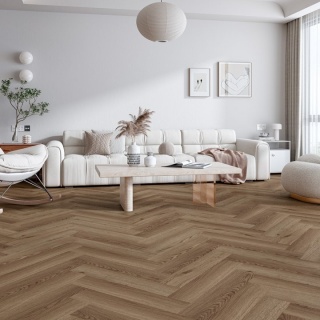 Pardoseală vinilică LVT herringbone Oak Pergamon, 136&times;680&times;2,5 mm, clasa 33/42, WINSTY-2007/0 2
