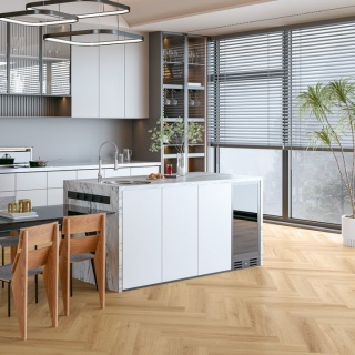 Pardoseală vinilică LVT herringbone Oak Prado, 136&times;680&times;2,5 mm, clasa 33/42, WINSTY-2002/0 2