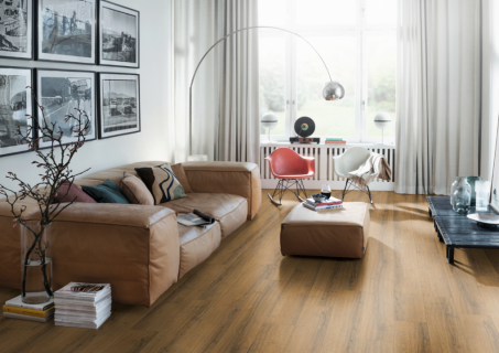 Parchet laminat EGGER NatureSense Aqua EL2402 Stejar Sherman maro cognac, 10 mm, clasa 33/AC5 2