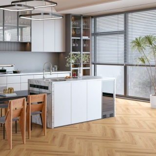 Pardoseală SPC herringbone Oak Prado, 5G click, 127&times;635&times;5,5 mm, clasa 33/42, WINHER-2002/0 2