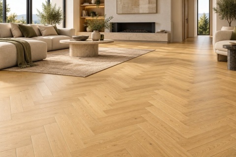 Parchet stratificat MEG Living STK 161 Spina Italiană 90&deg; Natural 1