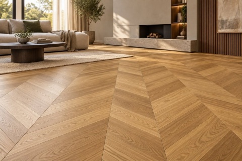 Parchet stratificat MEG Living STK 166 Spina Franceză 45&deg; Thermo 1