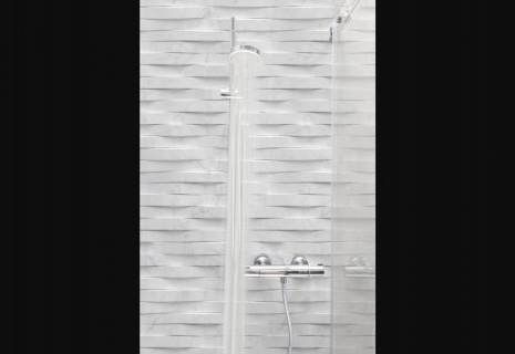 Tapet autoadeziv caramida alba 3D Carrara White Linea colectia Lineafix Wall, cod L01-CARRARA 1