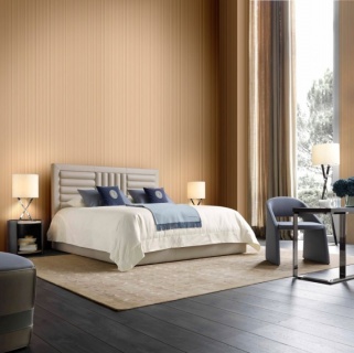 Tapet cu dungi fine bej Zambaiti Trussardi 5, cod Z21809 1