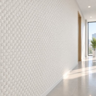 Tapet antimicrobian din fibră de sticlă Vitrulan Structure 109 RW, alb, cod 200787 1