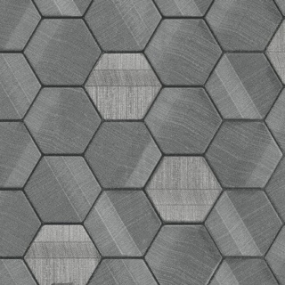 Tapet hexagonal Zambaiti Lamborghini, gri, cod Z44810 2