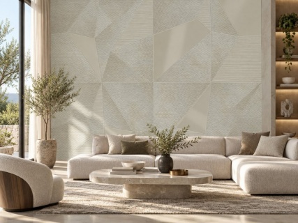 Tapet geometric Zambaiti Lamborghini 2, crem, cod Z90027 2