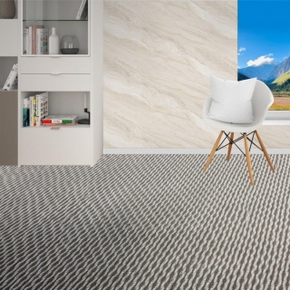 Mochetă Arkeis gri, fir buclat, suport p&acirc;slă, grosime 6 mm, lățime 4 m 1