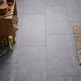 Parchet SPC VOX Rigio Concrete Dark 600 x 300 x 6,5 mm cu IXPE 1