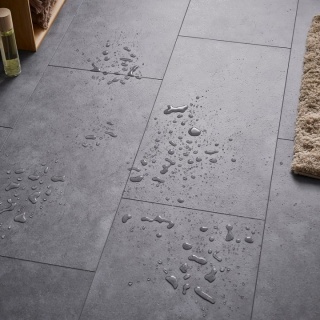 Parchet SPC VOX Rigio Concrete Dark 600 x 300 x 6,5 mm cu IXPE 2