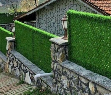 Plasă decorativă imitație gard viu, rolă 10 &times; 2 m, gri, 32-020/Gri 3