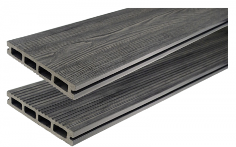 Pardoseala exterior (deck WPC) Gardin Natur Graphite, 4000x146x23mm 3