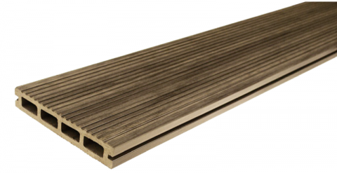 Pardoseala exterior (deck WPC) Gardin Natur Sandy Teak, 4000x146x23mm 3