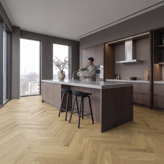 Parchet stratificat stejar Heritage Style M, AB, lăcuit, 600 &times; 90 &times; 10/4 mm, HERSTM-OAK700 3