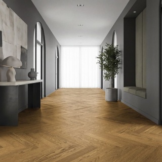 Parchet stratificat stejar Castle Brown Heritage Style M, CD, lăcuit, 600 &times; 90 &times; 10/4 mm, HERSTM-OAK770 3