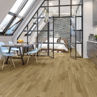 Parchet stejar Style Project Herringbone, CD, periat și lăcuit extra mat, 602 &times; 86 &times; 10/2,5 mm, HERSTP-OAK100 2