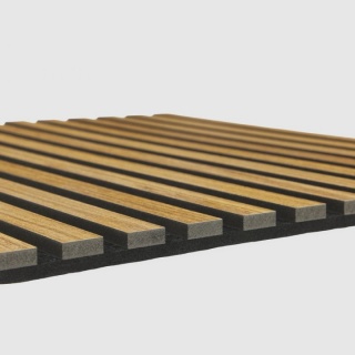 Panou acustic Acoust-iQ Smart Oak Honey, 2600 &times; 520 &times; 18 mm, ACOSMA-A002/0 3