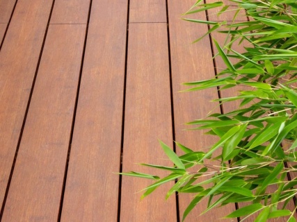 Deck bambus MOSO Bamboo N-durance, riflat/neted, maro deschis, 20x137x1850 mm, 55084/4385 3