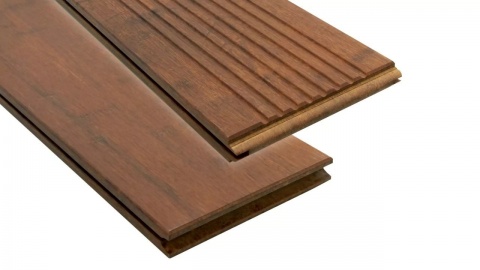 Deck bambus MOSO Bamboo N-durance, riflat/neted, maro deschis, 20x137x1850 mm, 55084/4385 1